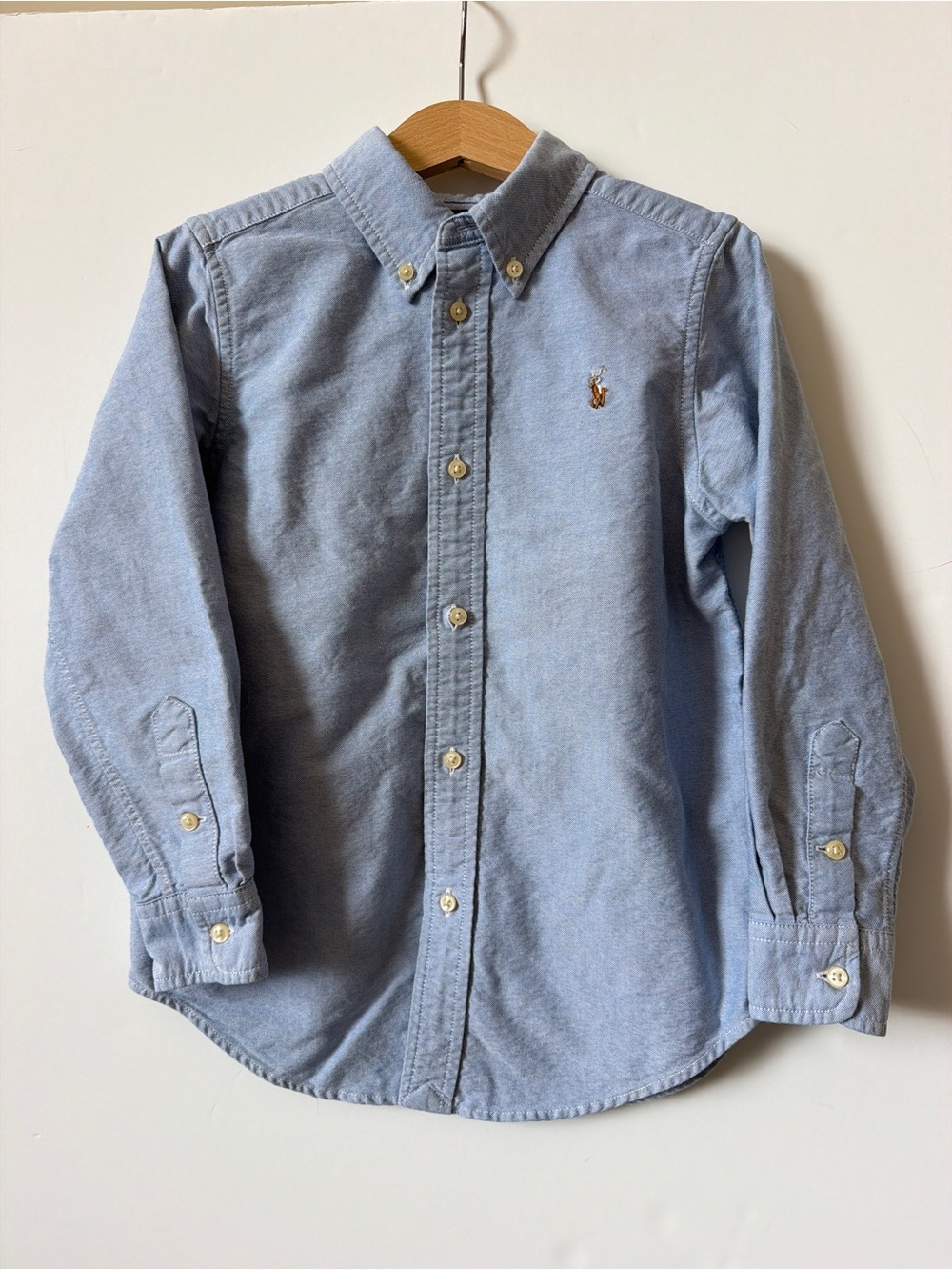 Ralph Lauren Iconic Oxford Shirt Blue Boys Size 6